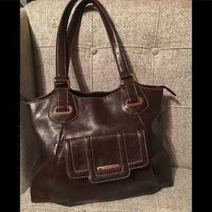 LIZ CLAIBORNE Faux Leather Bag